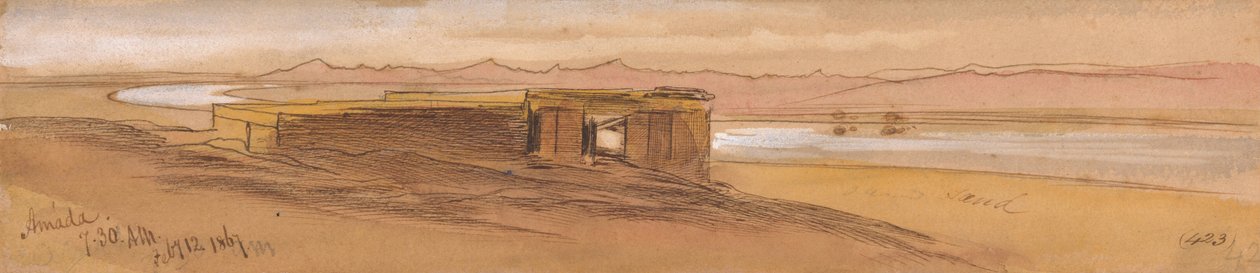 Amada, 7:30 am, 12 February 1867 by Edward Lear
