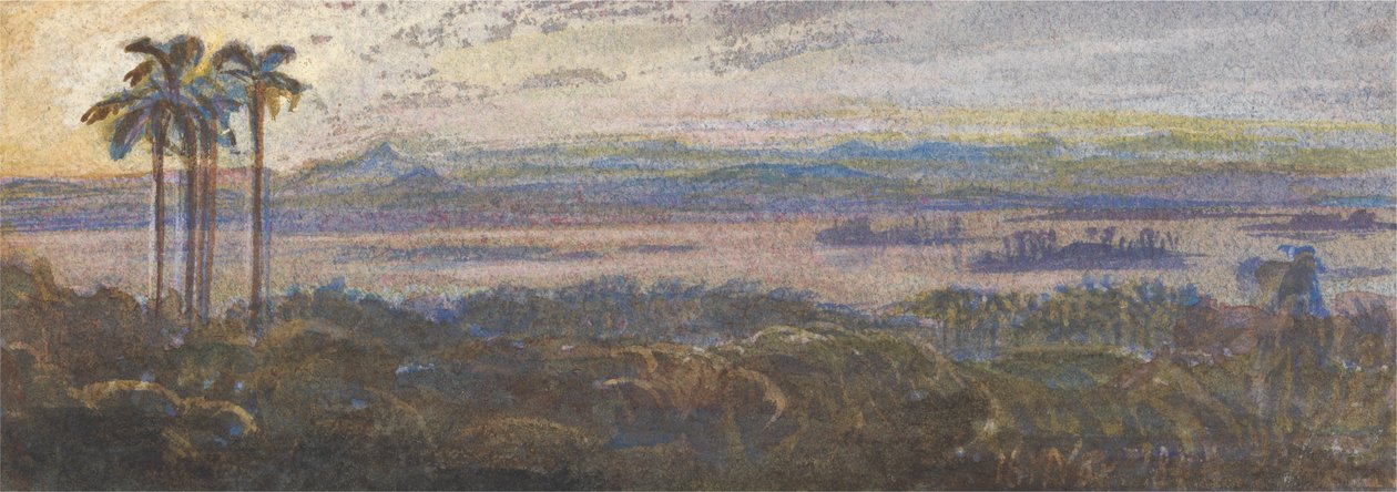 Indian River Landscape by Edward Lear