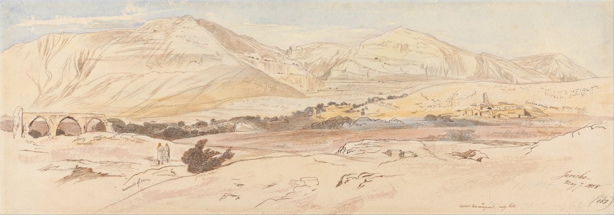 Jericho, 7 May 1858 by Edward Lear