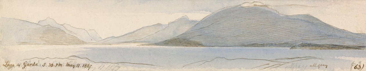 Lake Garda by Edward Lear