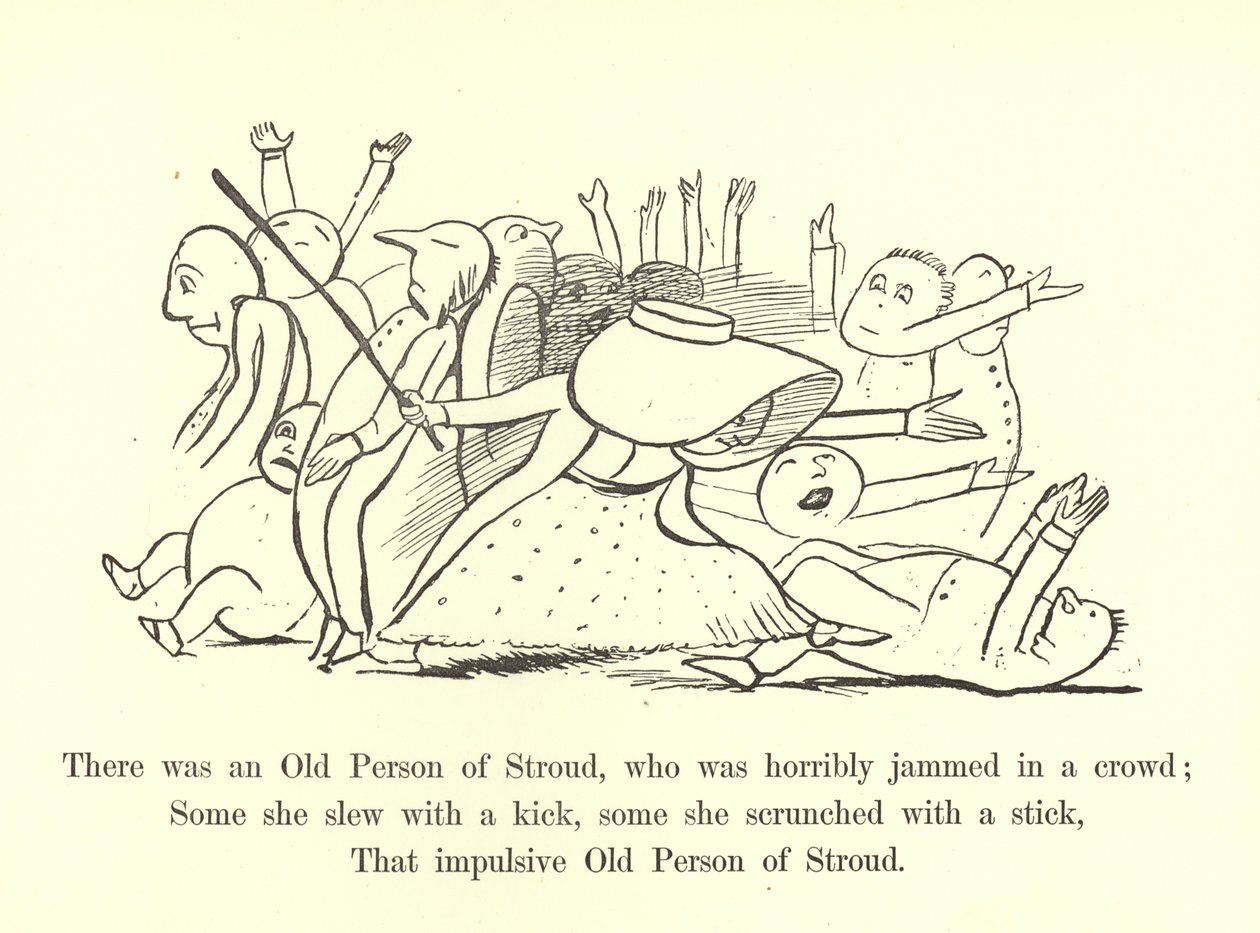 There Was an Old Person of Stroud, Who Was Horribly Jammed in a Crowd