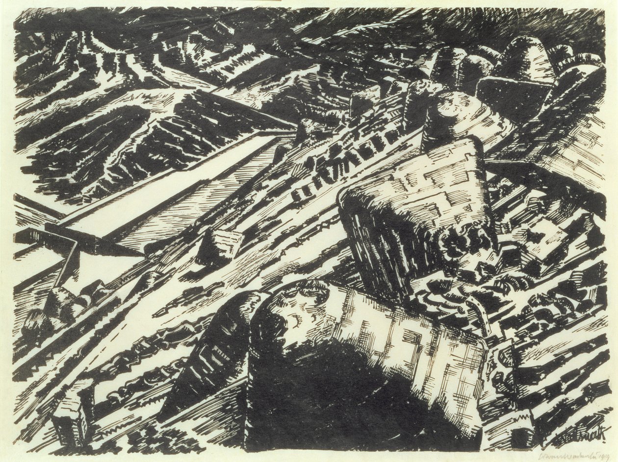 Ladle Slag, Old Hill by Edward Alexander Wadsworth