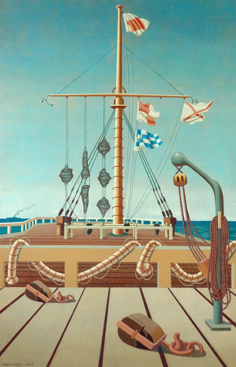 Signal Station (Jetty) by Edward Alexander Wadsworth