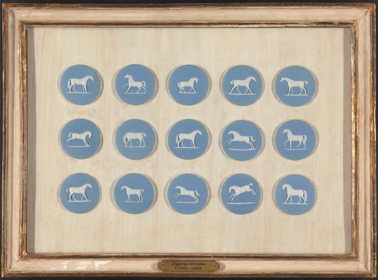 Horse Studies in Relief, after George Stubbs by Edward Burch
