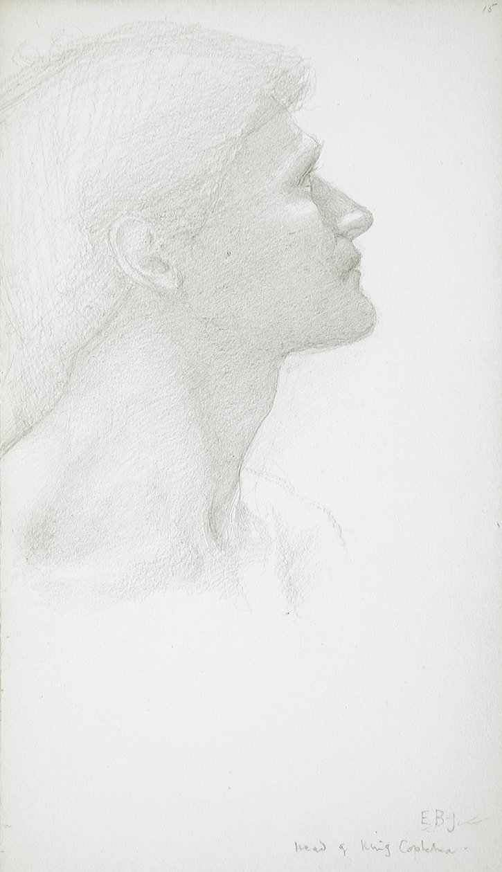 Head of a Man by Edward Burne-Jones