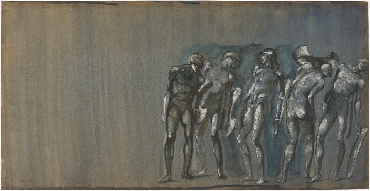 Phineus and His Courtiers Turned into Stone by Edward Burne-Jones
