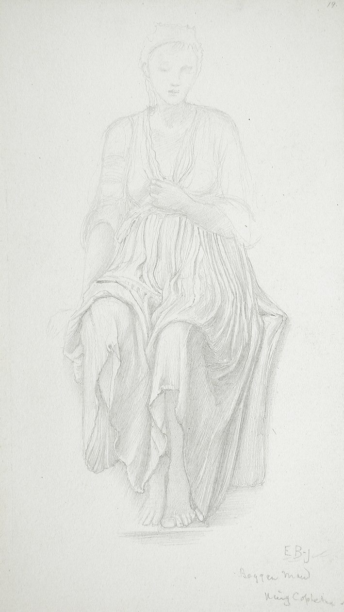 Seated Woman by Edward Burne-Jones