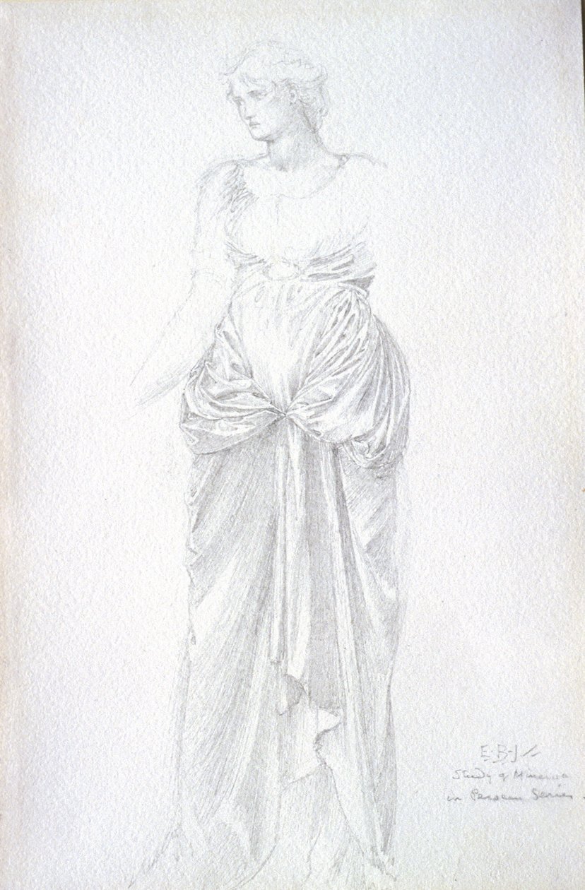 Study of Minerva by Edward Burne-Jones