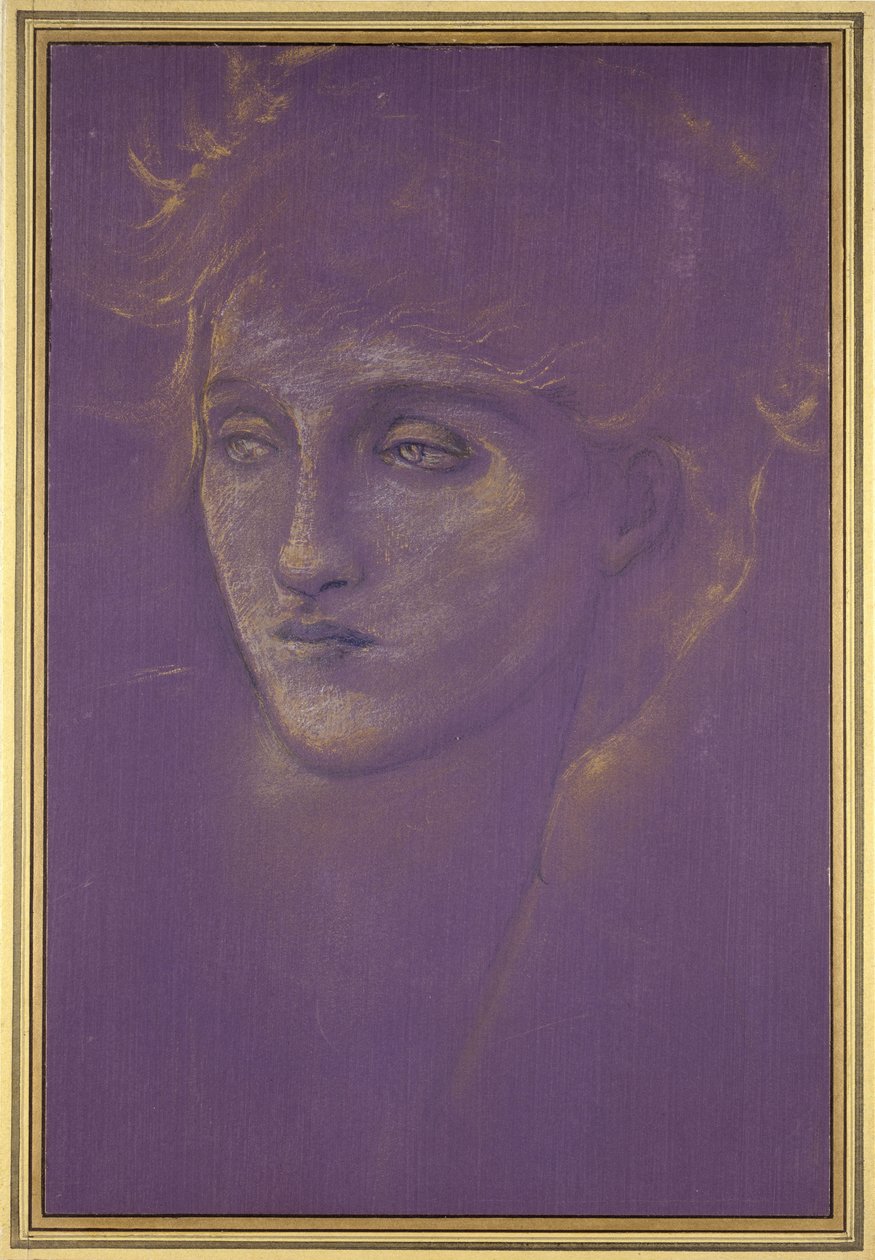Head of a Woman by Edward Burne Jones