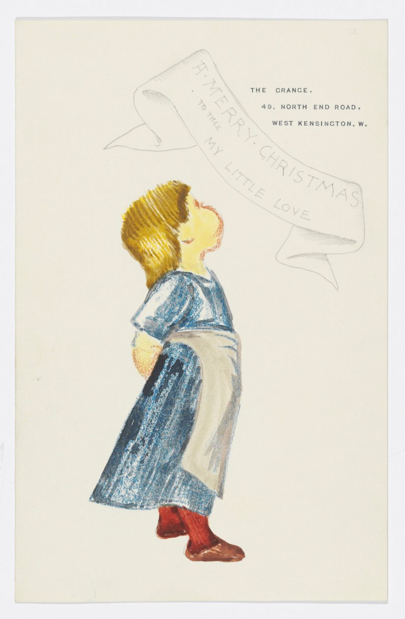 Letter to the artist's granddaughter Angela Thirkell