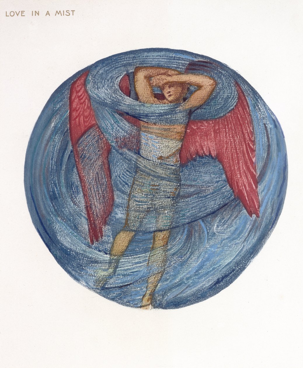 Love in a Mist (The Flower Book) by Edward Burne Jones