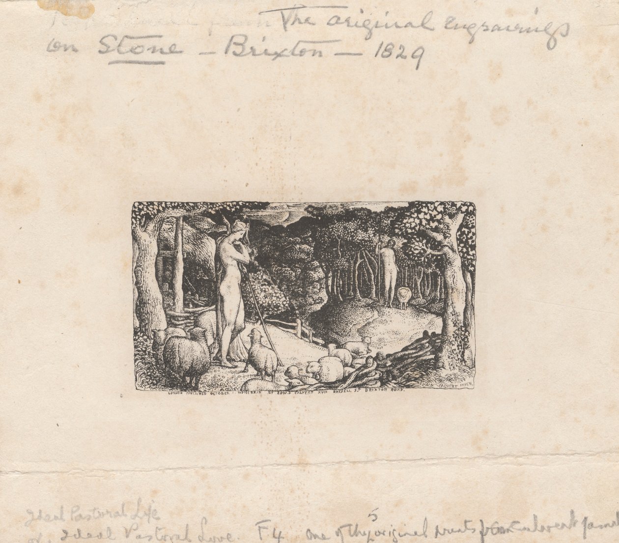 Ideal Pastoral Life by Edward Calvert