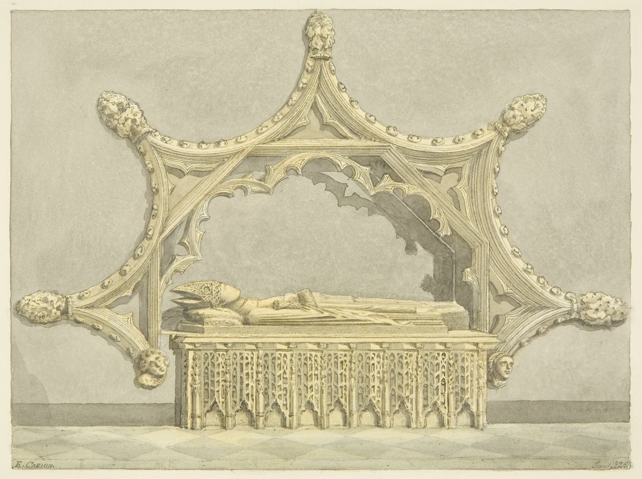 Tomb of Abbot Knowles, in Bristol Cathedral by Edward Cashin