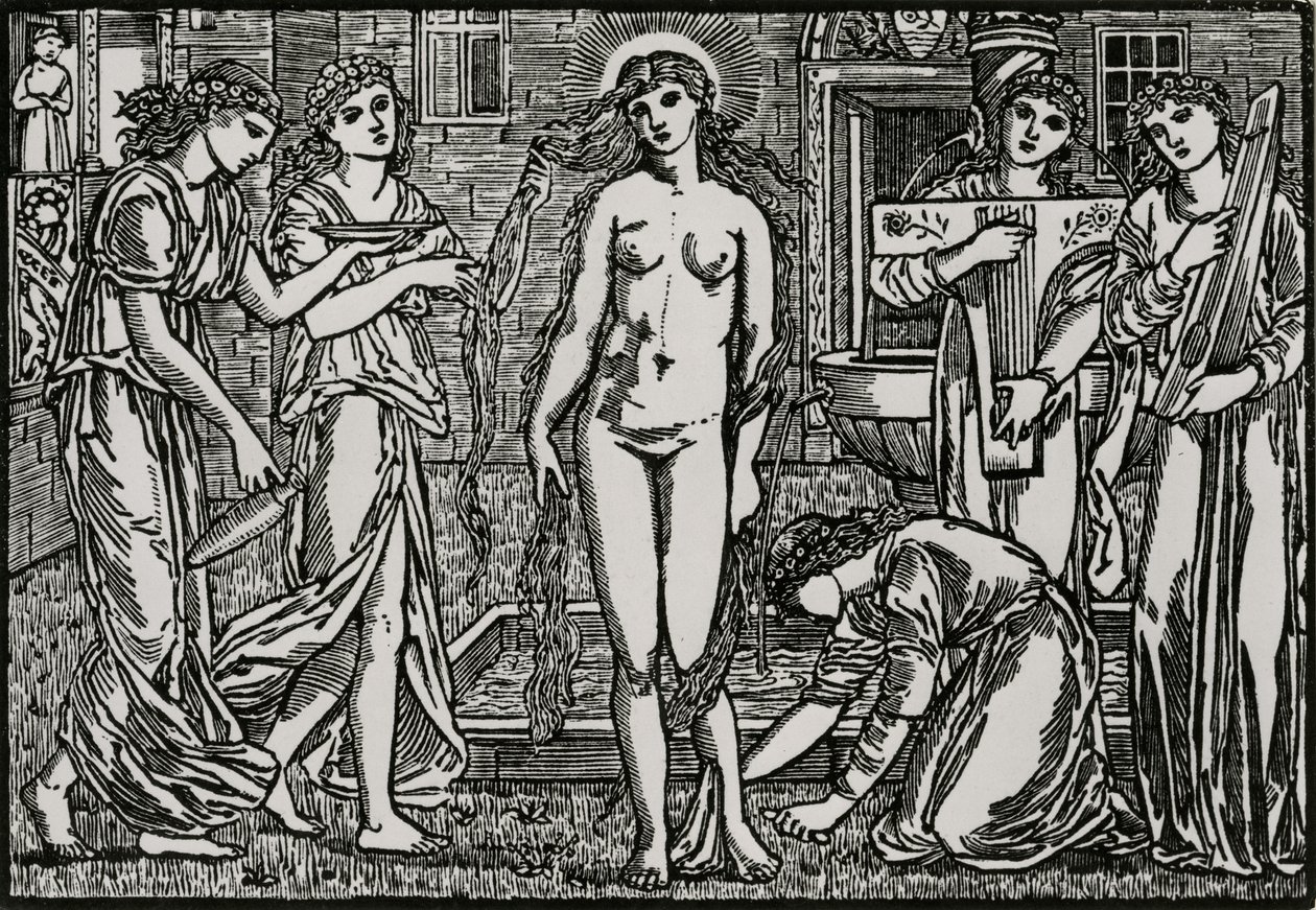 The Court of Venus by Edward Coley (after) Burne Jones