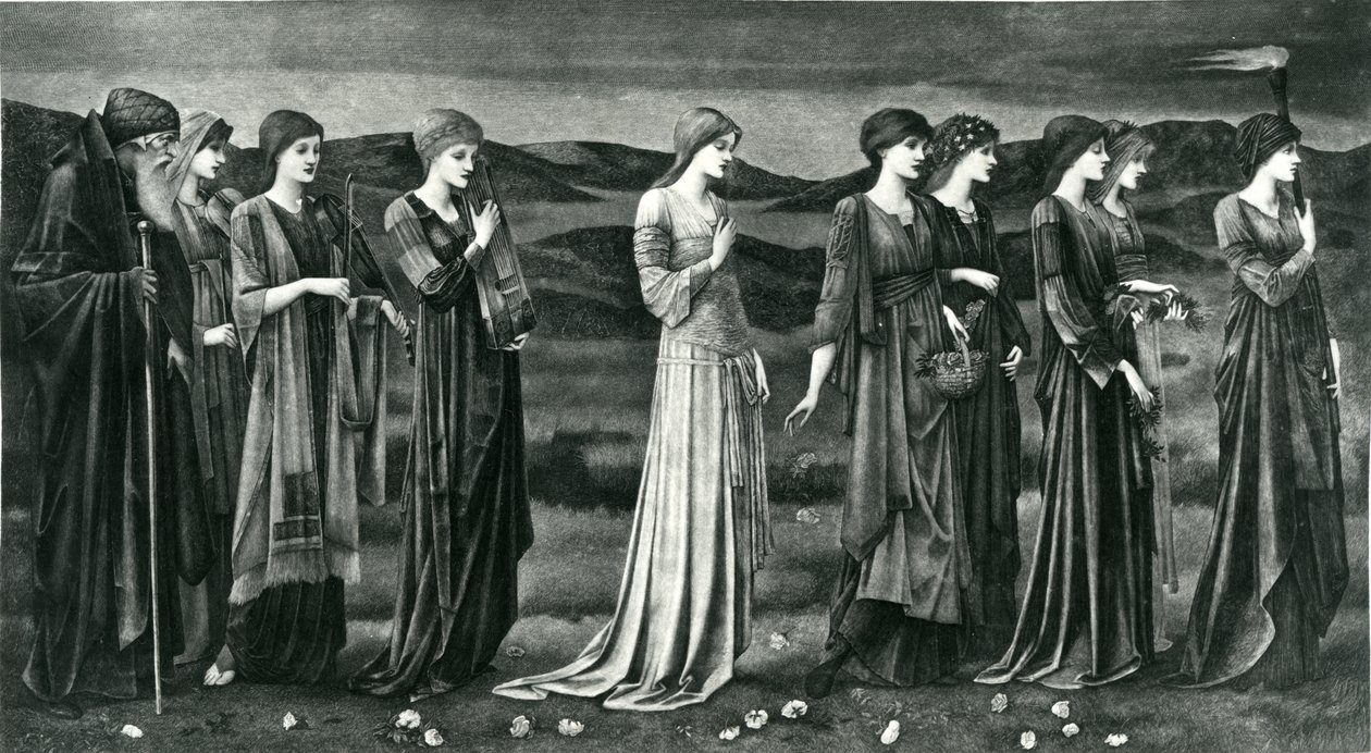 The Wedding of Psyche by Edward Coley (after) Burne Jones