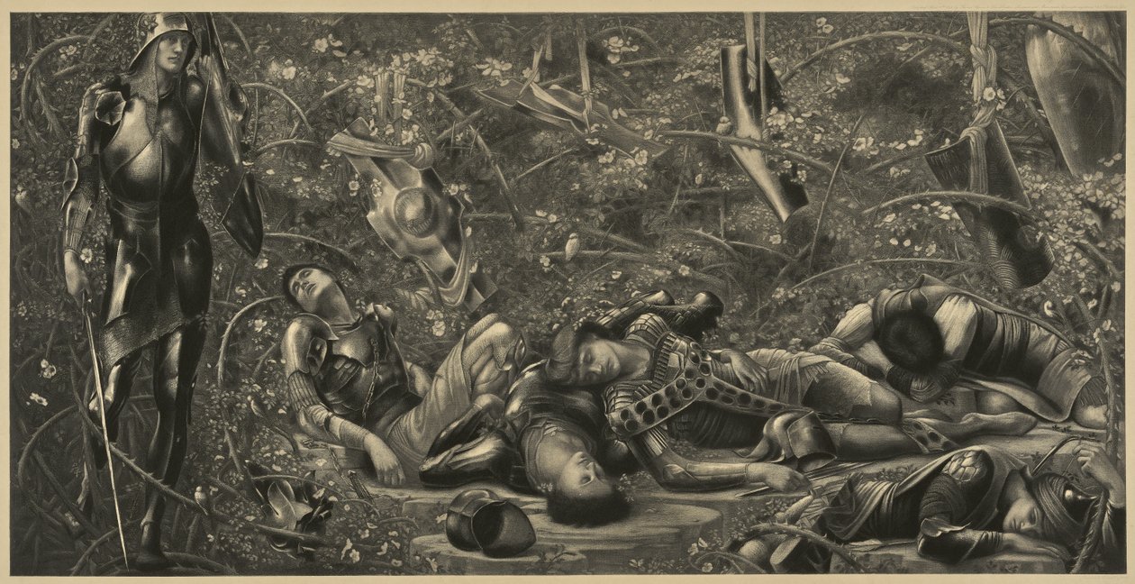 The Briar Wood by Edward Coley Burne-Jones