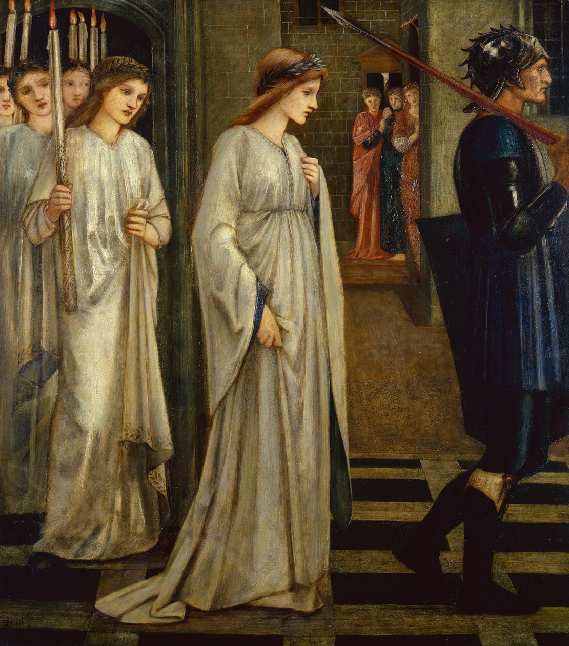 The Princess Sabra led to the Dragon by Edward Coley Burne-Jones