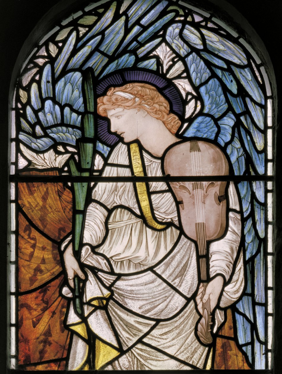 Angel with Palm and Violin by Edward Burne-Jones
