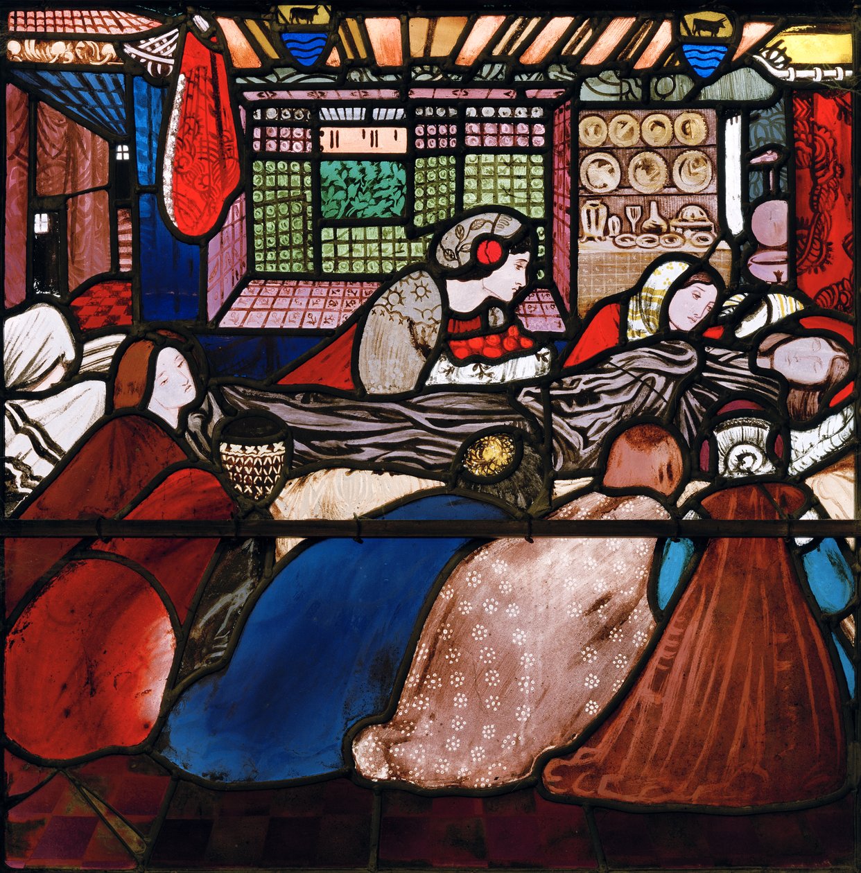 Death of St Frideswide by Edward Burne Jones