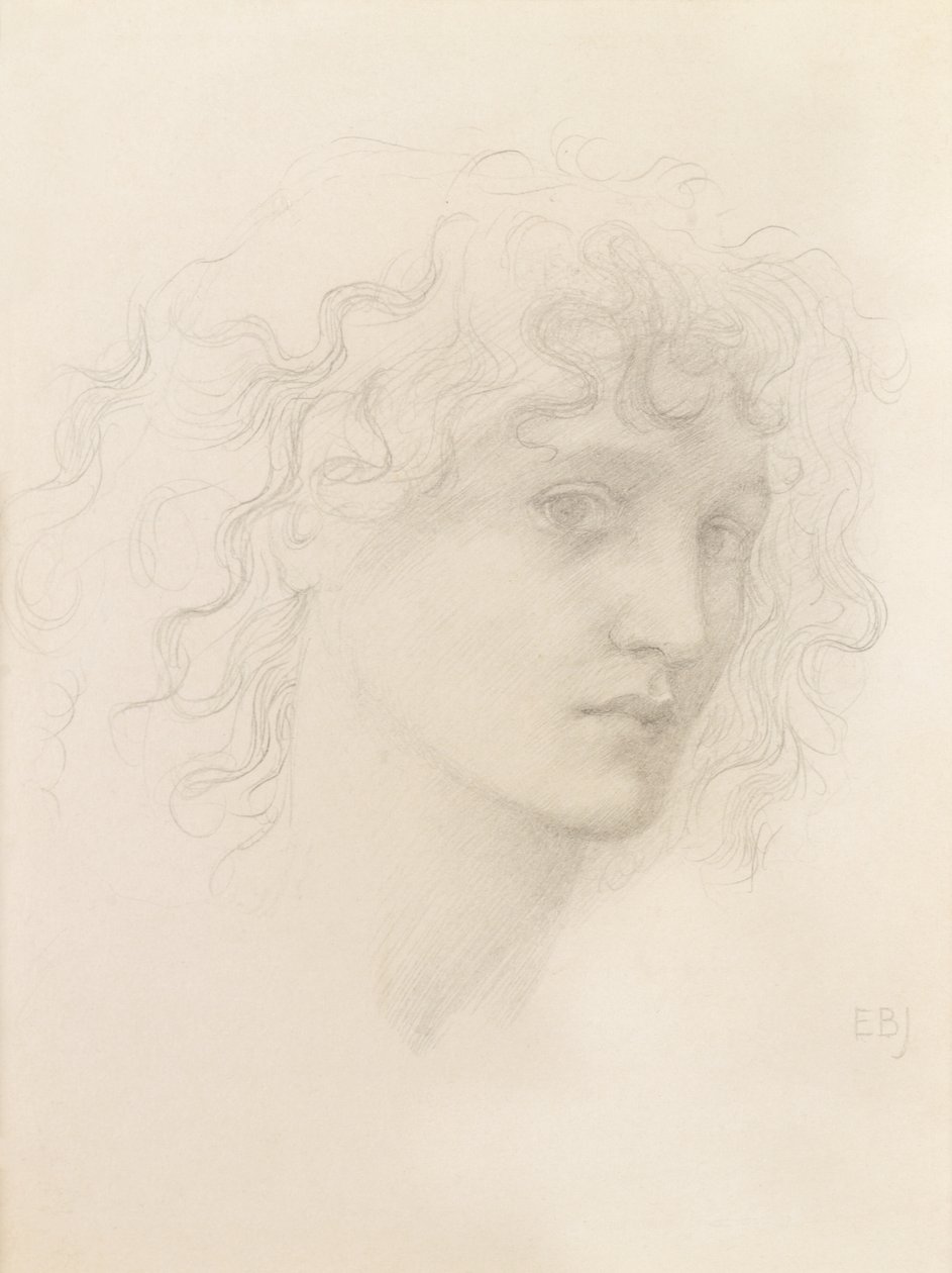 Head of May Morris by Edward Burne Jones