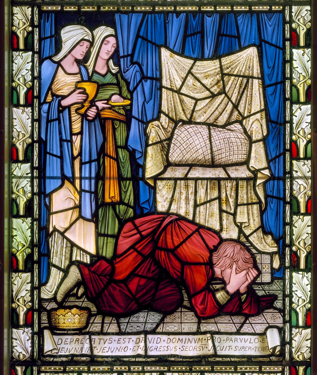 King David Weeping and Praying for the Life of His Sick Child, and Then Accepting with Fortitude the Child