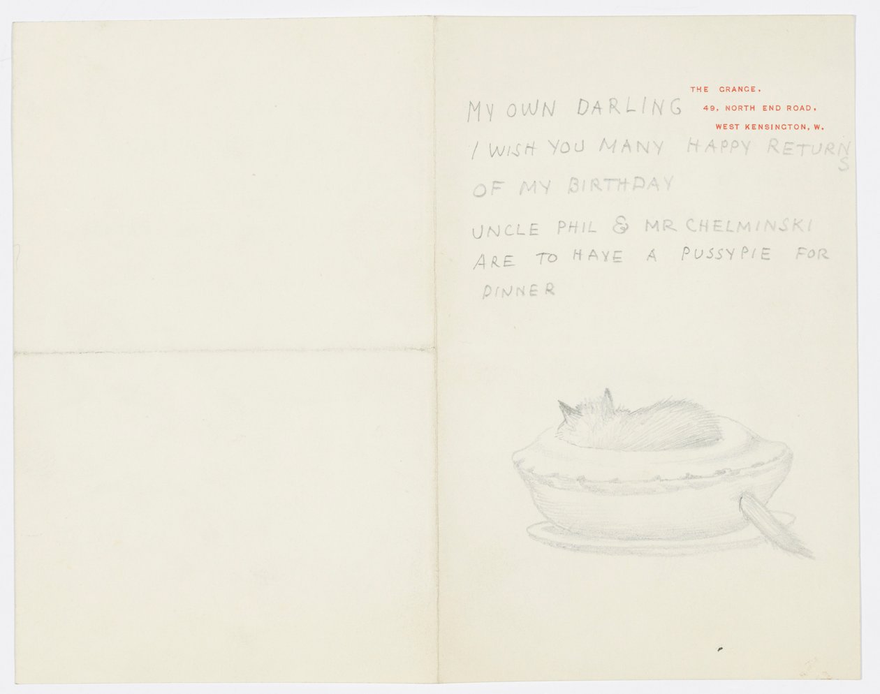 Letter to the artist