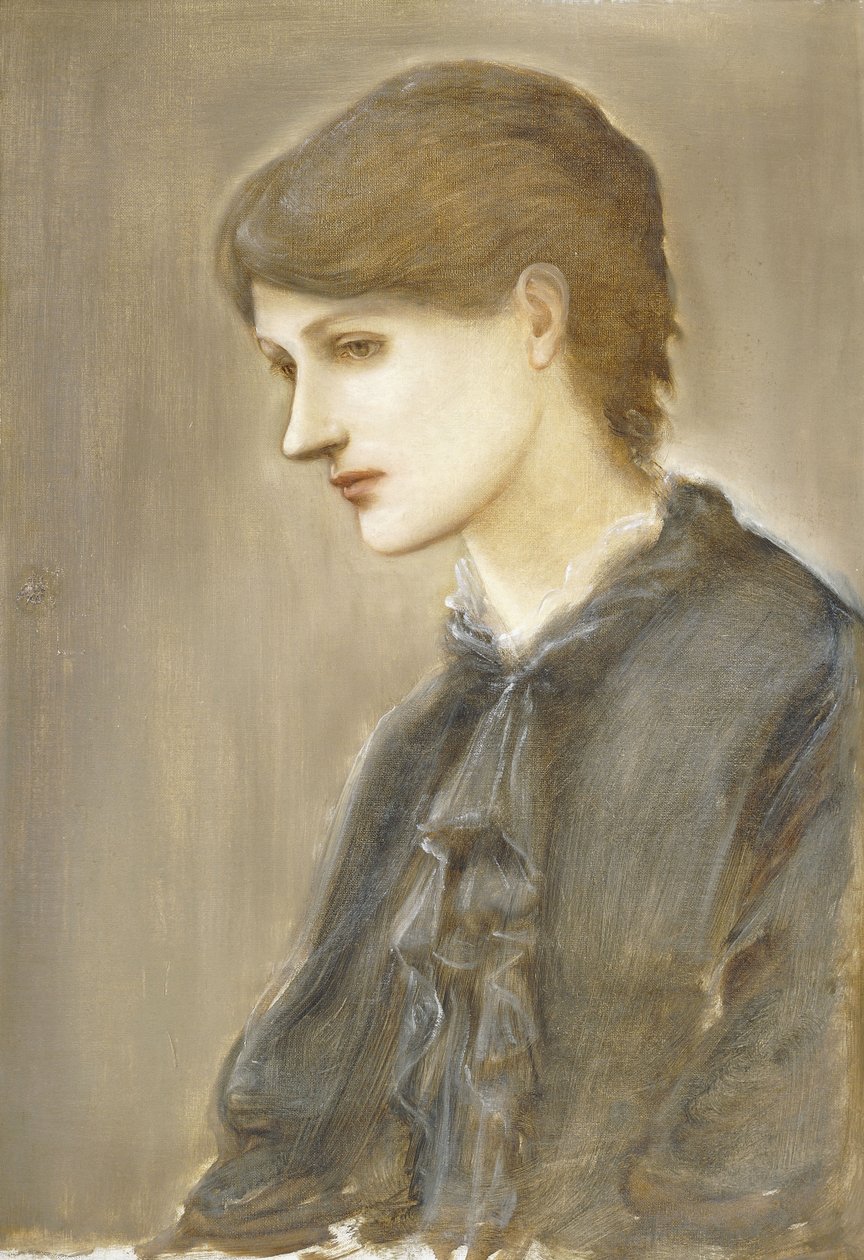 Portrait of Mrs. William J. Stillman, nee Marie Spartali by Edward Burne Jones