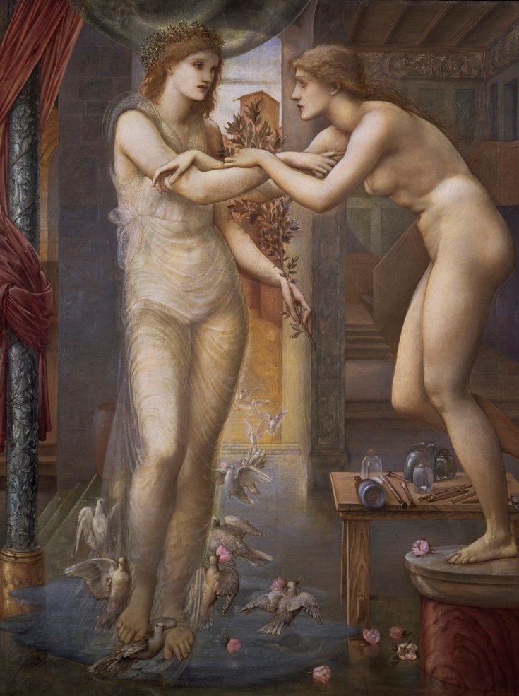 Pygmalion and the Image: The Godhead Fires by Edward Burne Jones