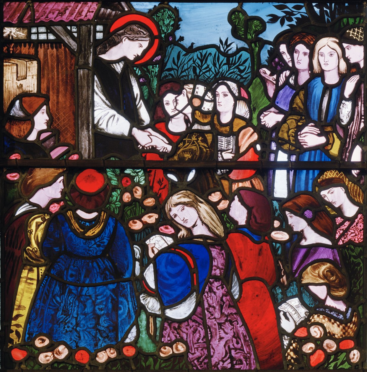 St Frideswide (detail) by Edward Burne Jones