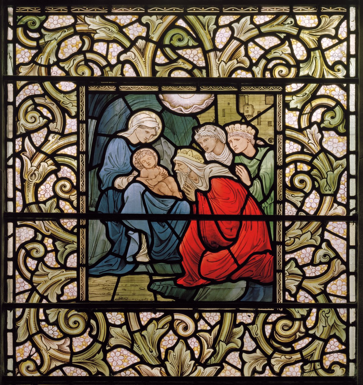 The Adoration of the Magi by Edward Coley and Dearle Burne Jones