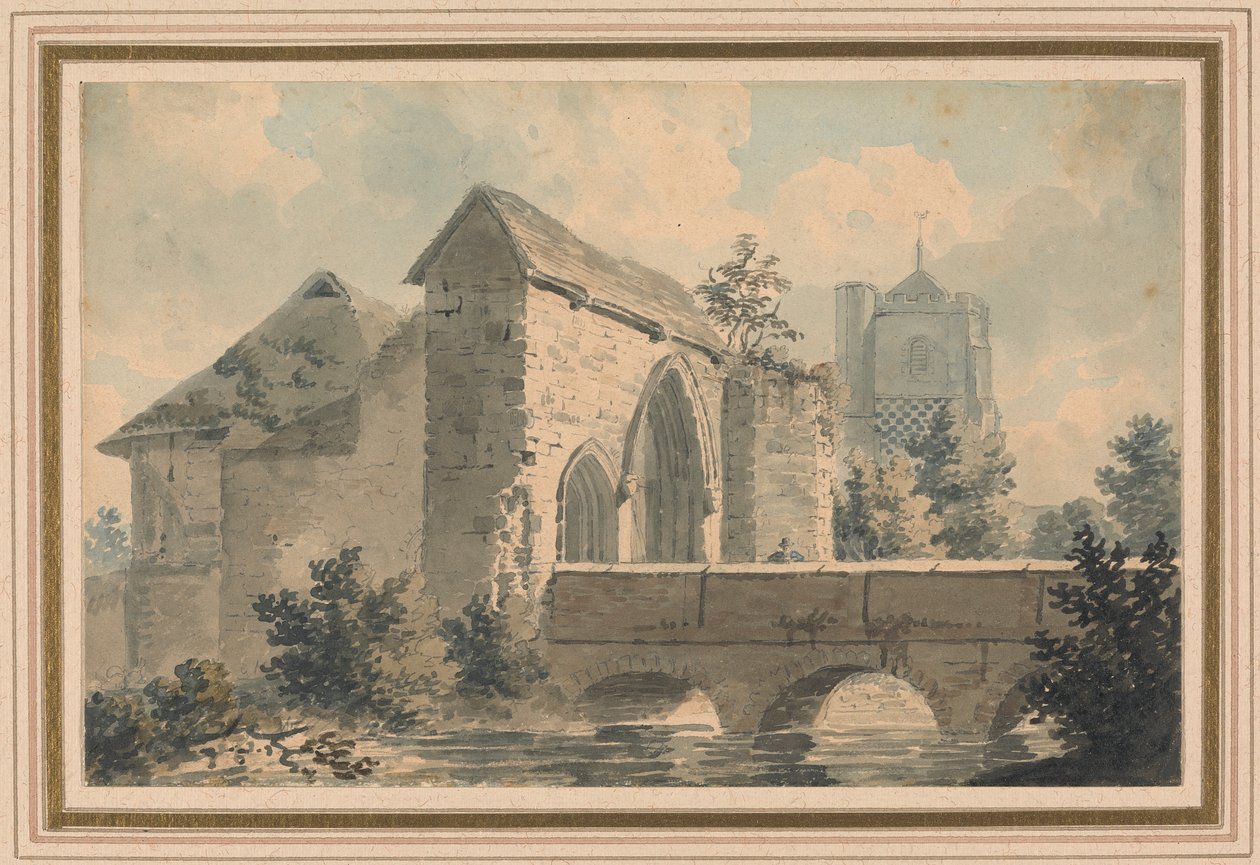 Waltham Abbey, Essex by Edward Dayes