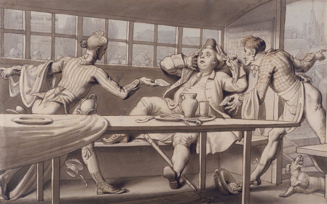 John Gilpin in the Uxbridge Passage Boat by Edward Francis Burney