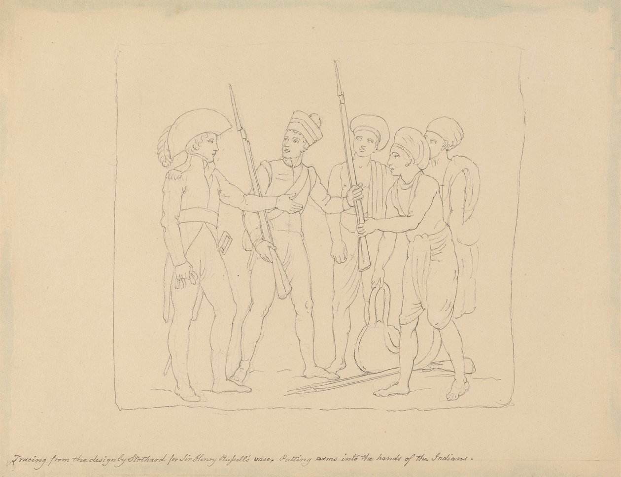 Putting Arms in the Hands of Indians by Edward Francis Burney