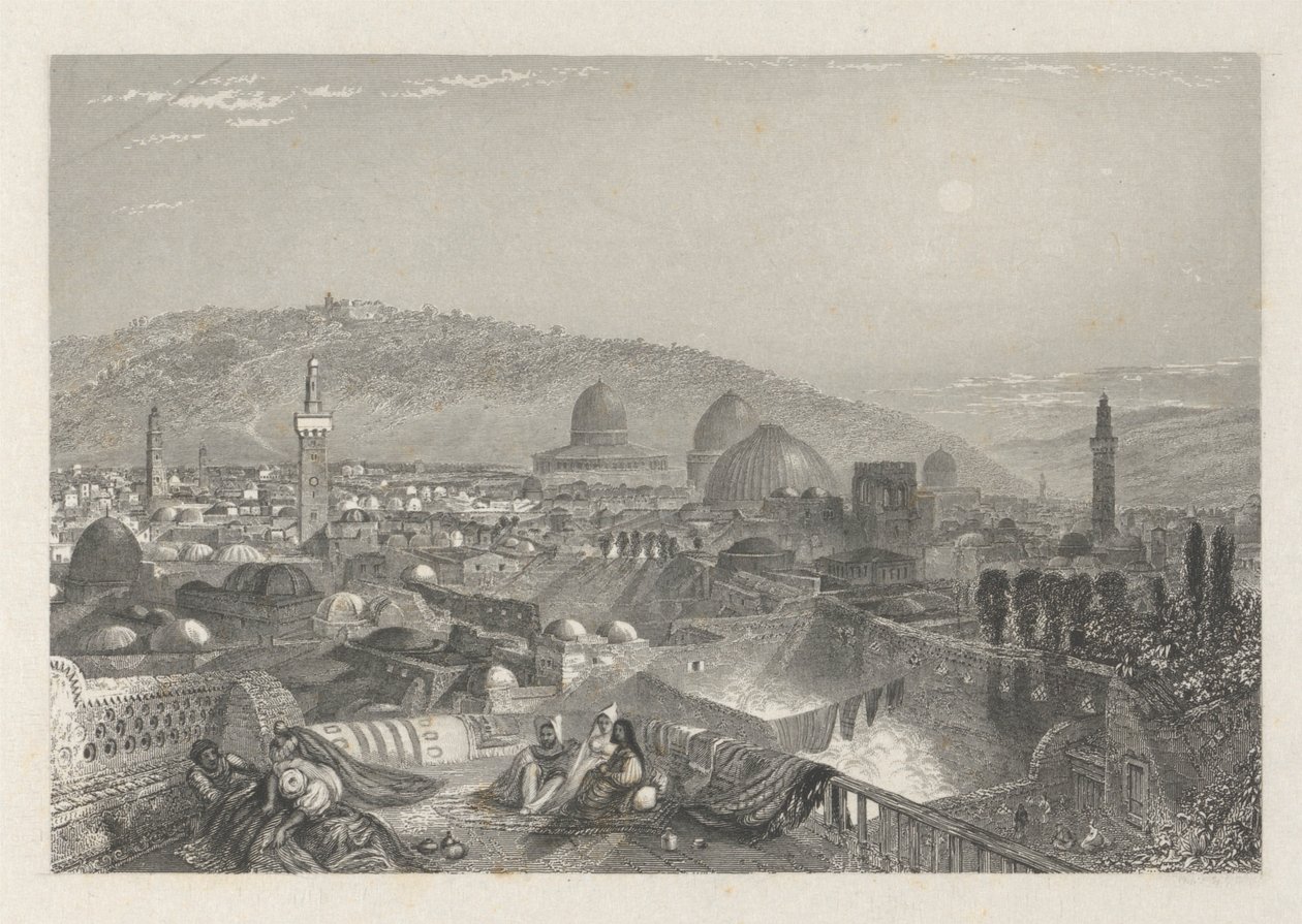 Jerusalem from the Latin Convent by Edward Francis Finden