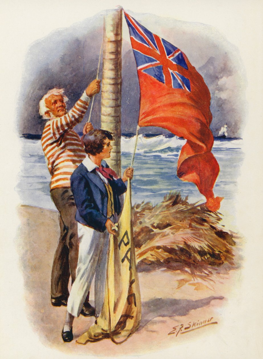 Illustration for Masterman Ready by Captain Marryat by Edward Frederick Skinner