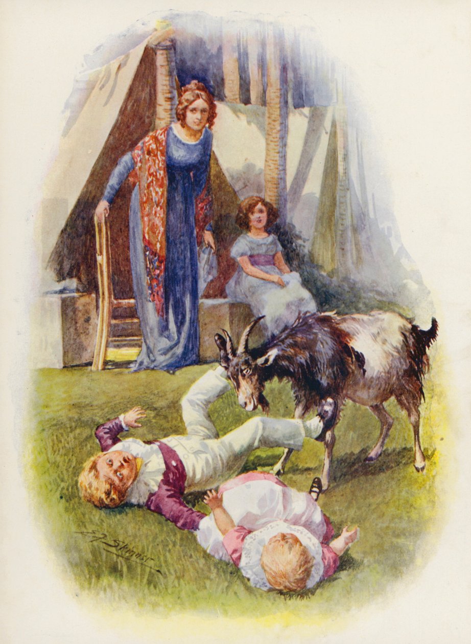 Illustration for Masterman Ready by Captain Marryat by Edward Frederick Skinner