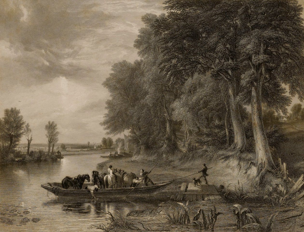 The Ferry by Edward Goodall: High-quality fine art print