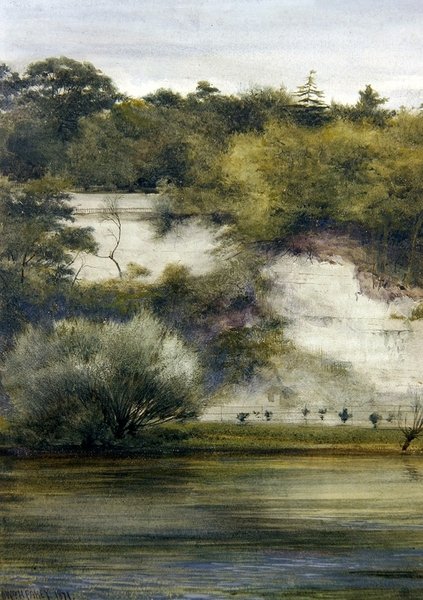 By the Riverside by Edward Henry Fahey
