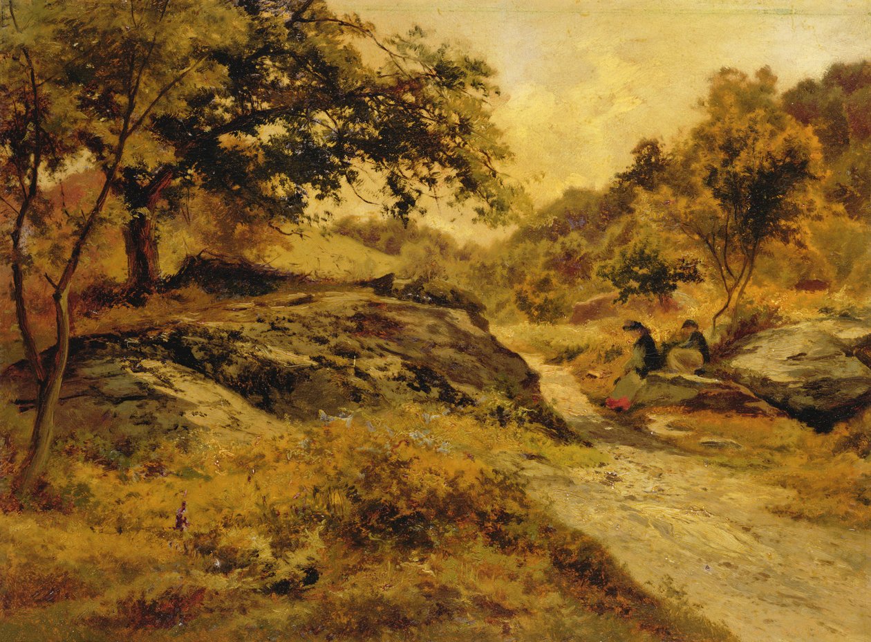 On the Road to Llyn Elsi, c.1885 by Edward Henry Holder