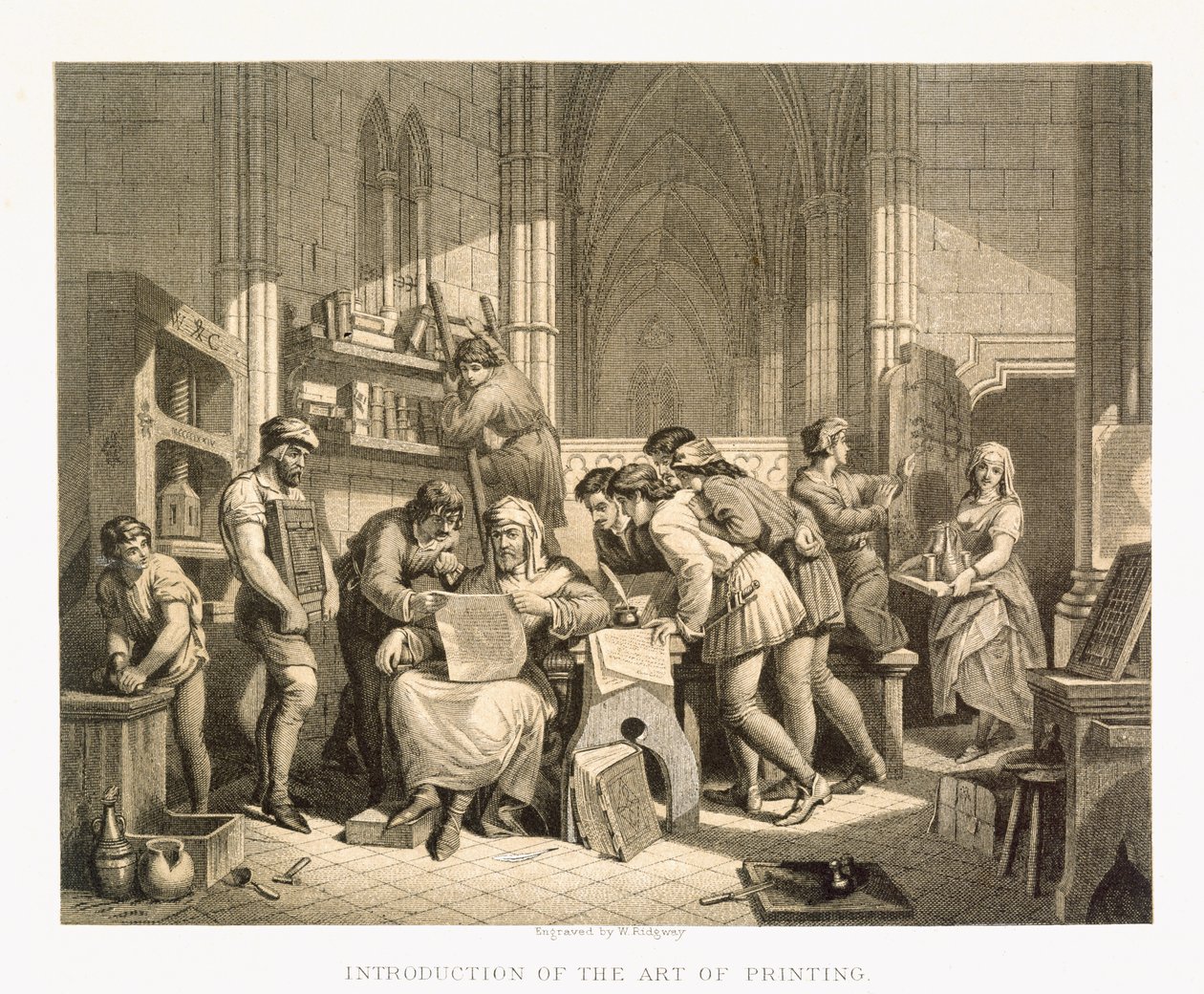 Introduction of the art of printing, from 