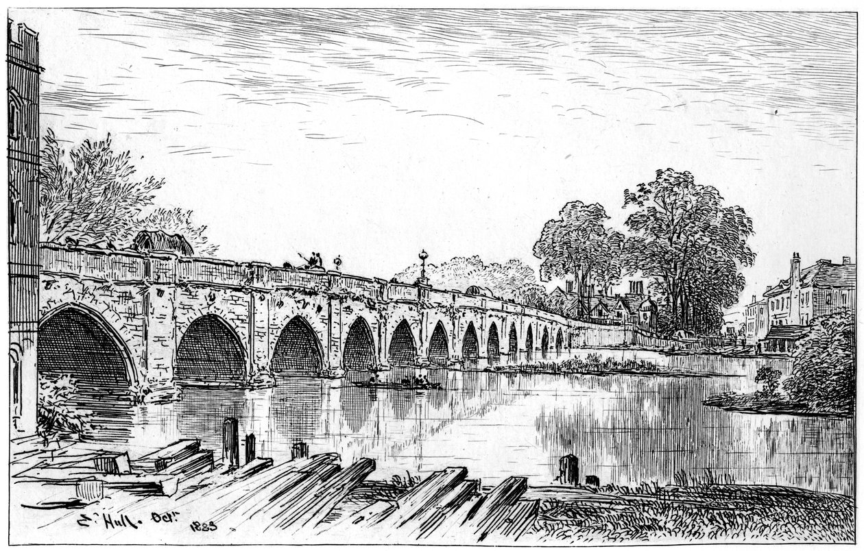 Stratford Bridge, Stratford-upon-Avon, Warwickshire by Edward Hull