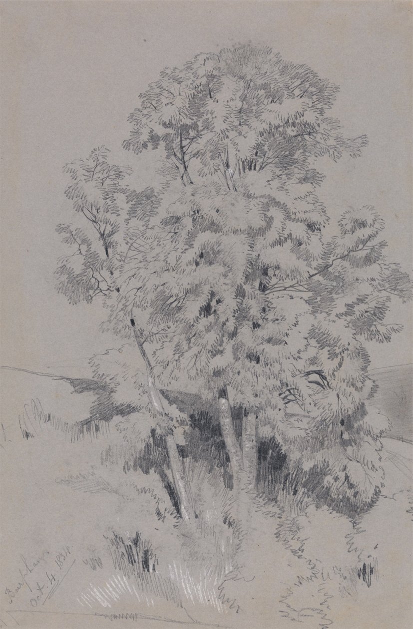 Burpham Oct. 4, 1834 by Edward Lear