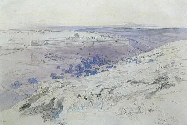 Jerusalem, 24th-28th April 1858 by Edward Lear