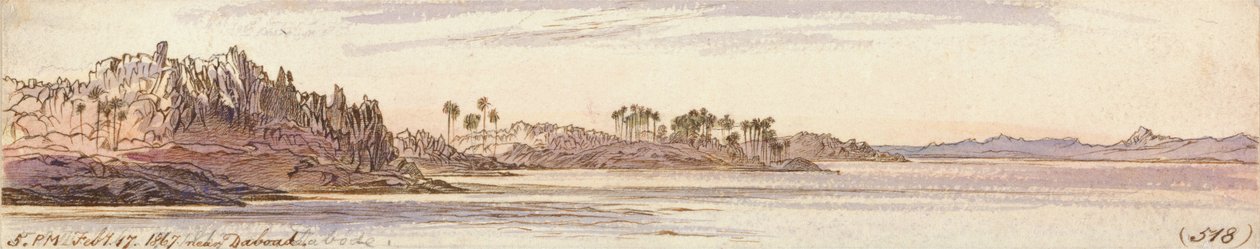Near Daboad by Edward Lear