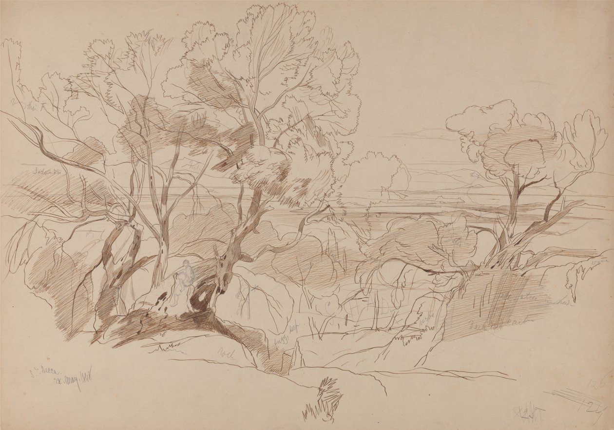 Santa Decca, Corfu, 28 May 1848 by Edward Lear