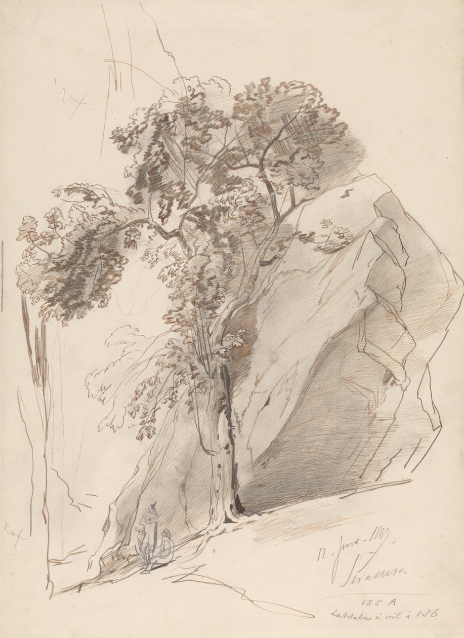 Syracuse, 12 June 1847 by Edward Lear