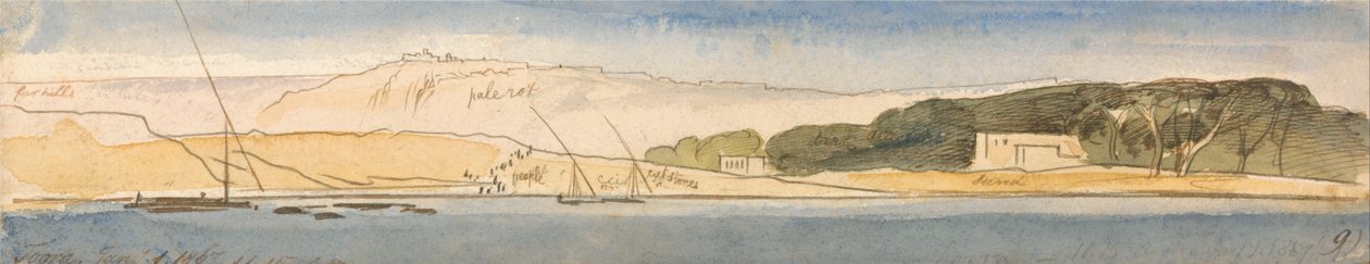 Toara, 11:15 a.m., January 1, 1867 by Edward Lear
