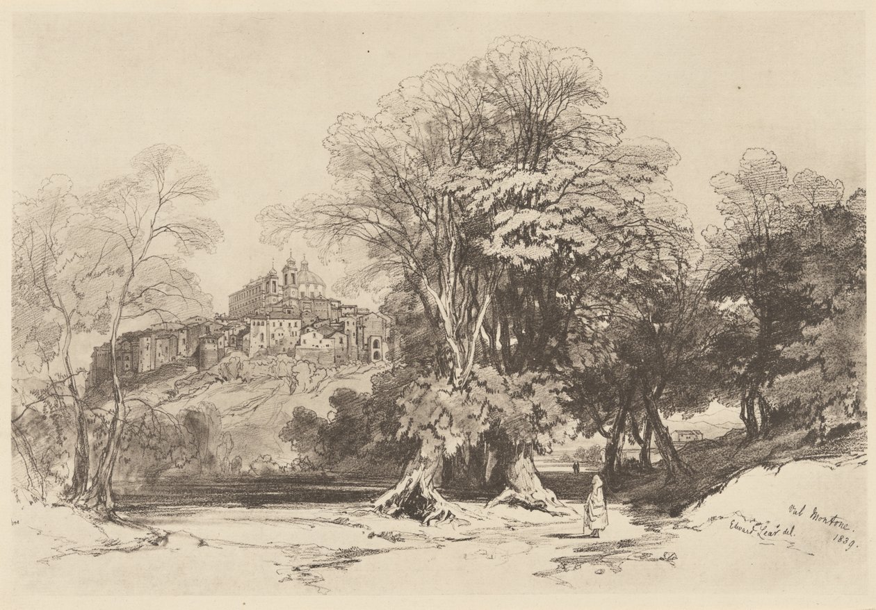 Val Montone by Edward Lear