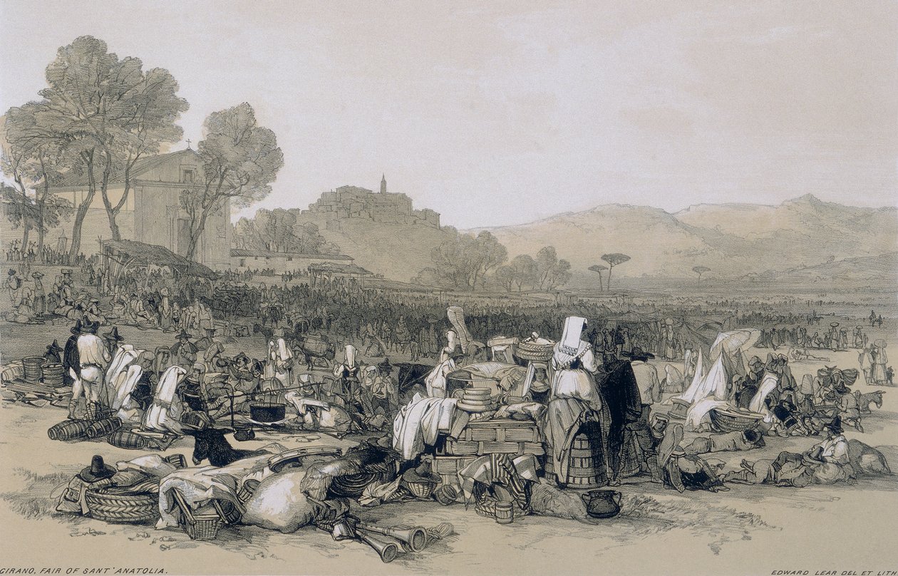 Views in Rome and its environs: Fair of Sant