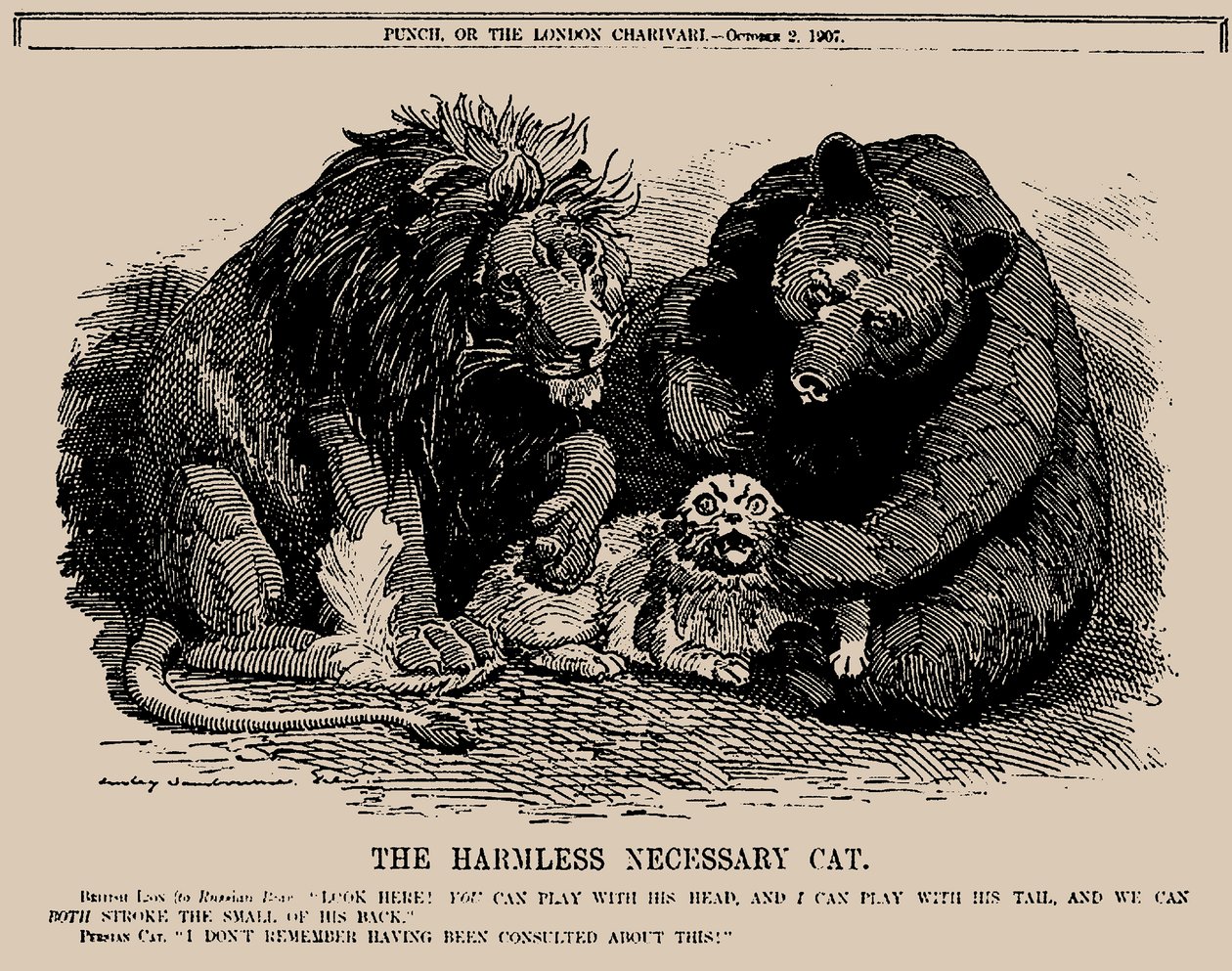 The Harmless Necessary Cat by Edward Linley Sambourne